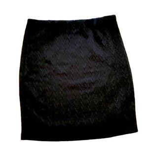 {IRIS} Knit Sweater Print Lined Elastic waist skirt